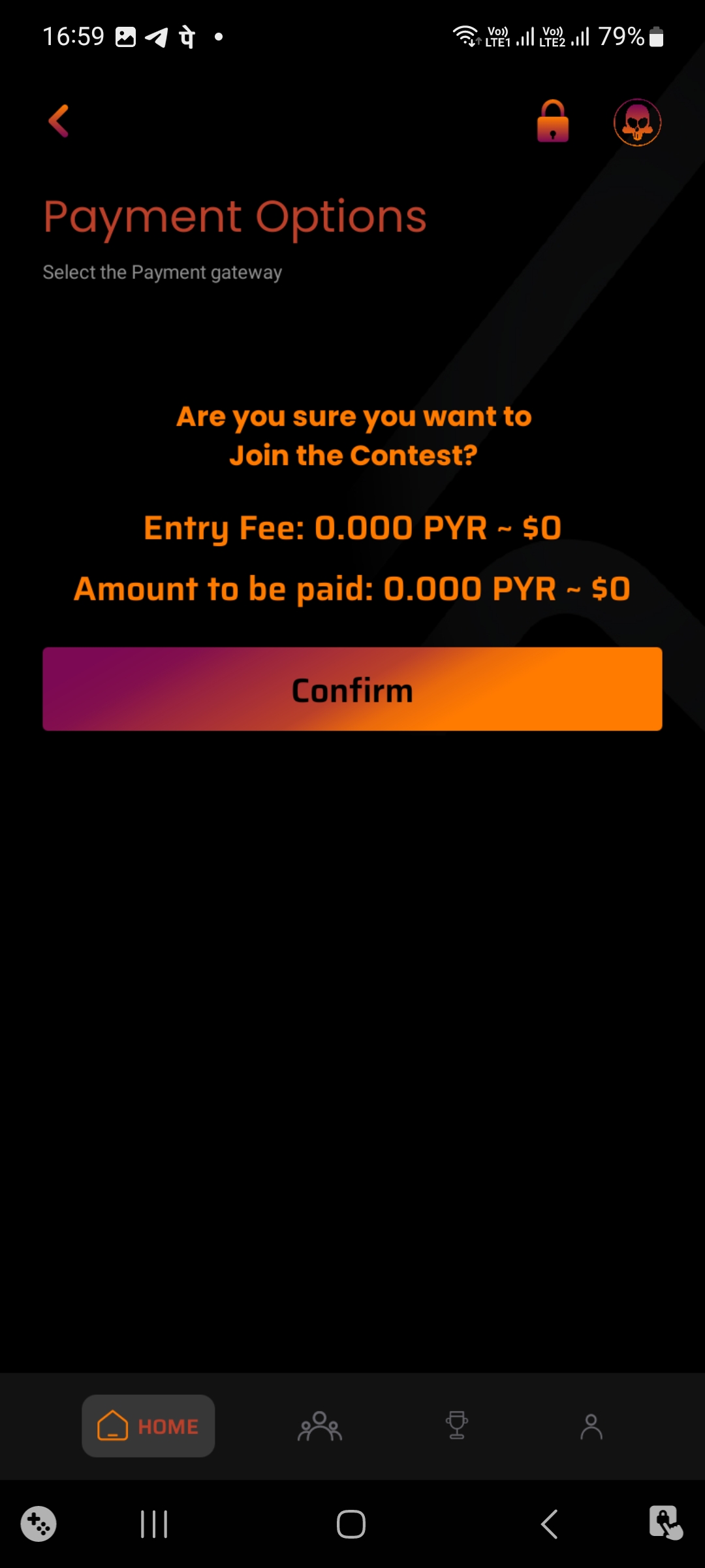Payment processing and confirmation